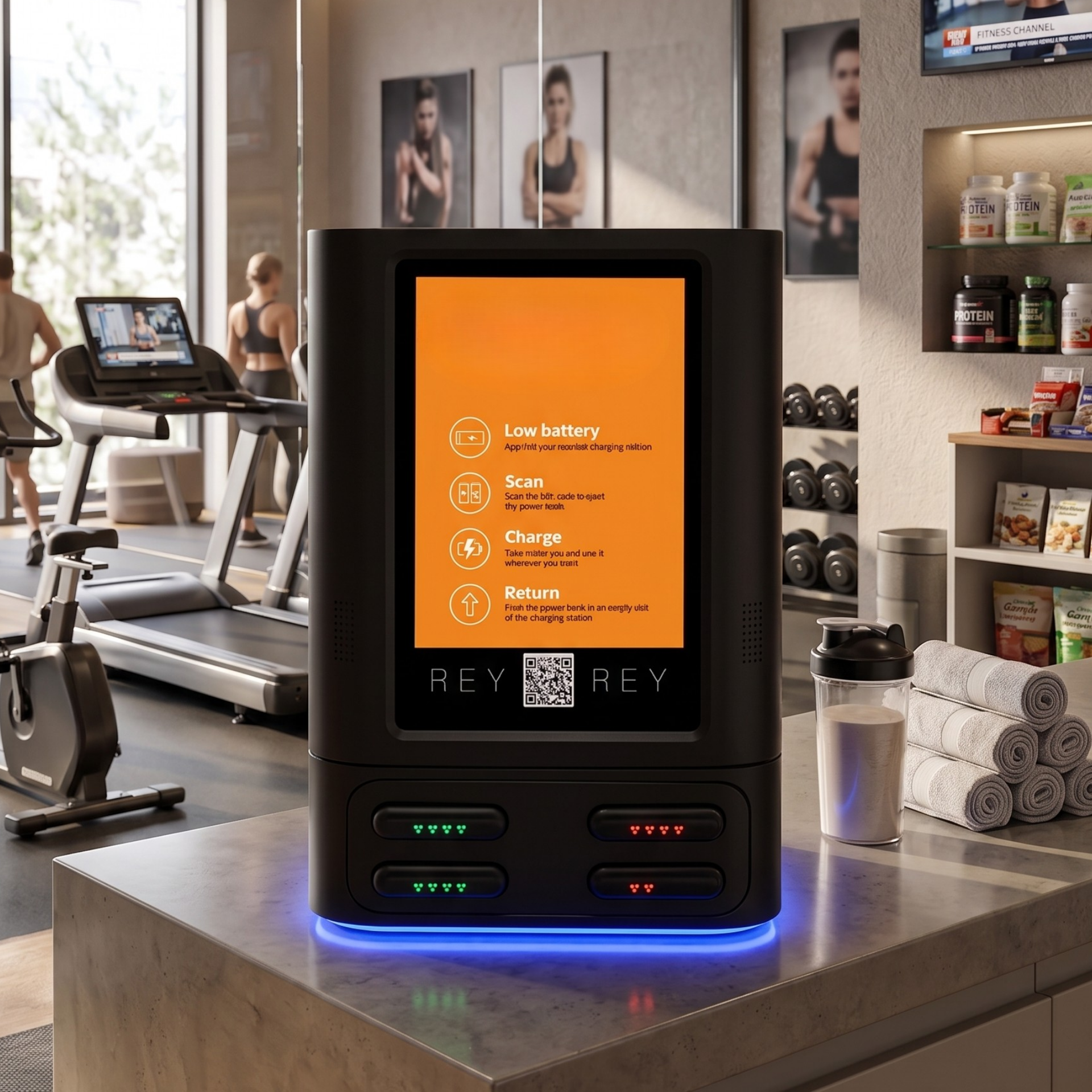 REY Station in Fitness Club